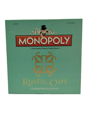 Monopoly Rustic Cuff Commemorative Edition New in Sealed Box