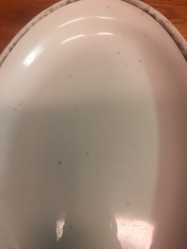 Homer Laughlin Serving Plate With Gold Trim J4N7