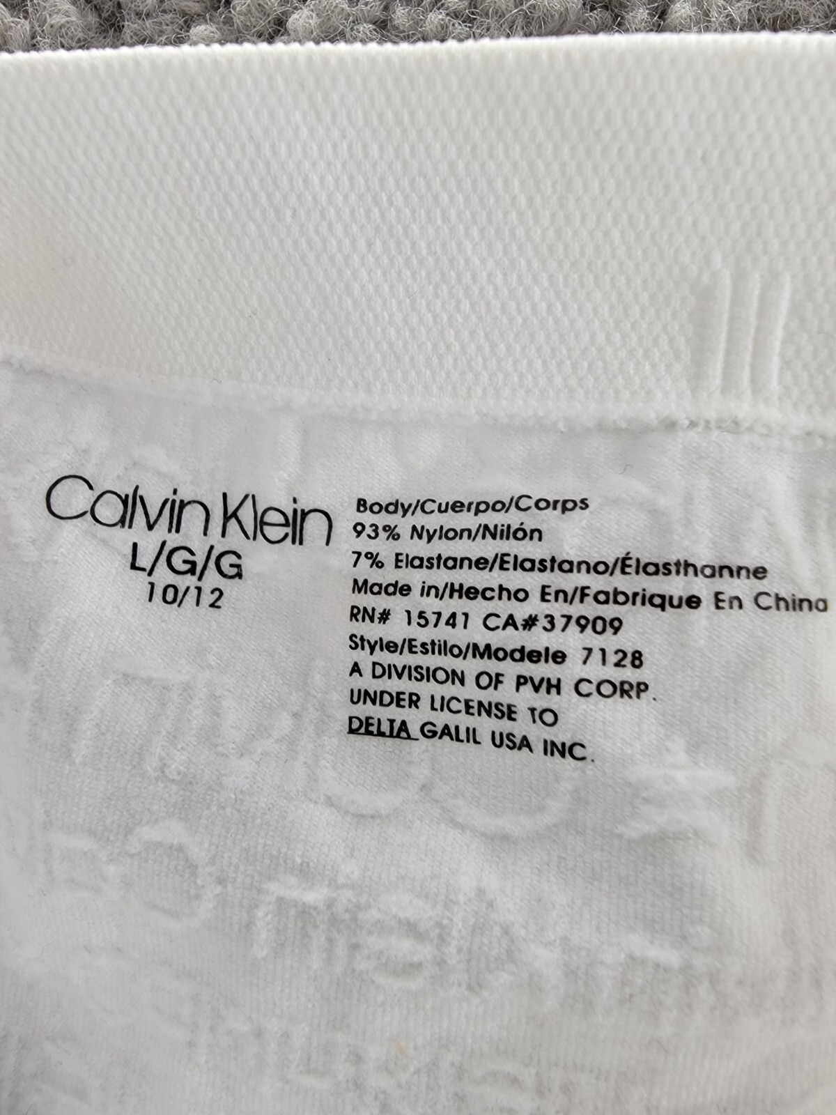 Calvin Klein Seamless Hipster Underwear Girls L (10-12) Classic White Pull On - Picture 10 of 16