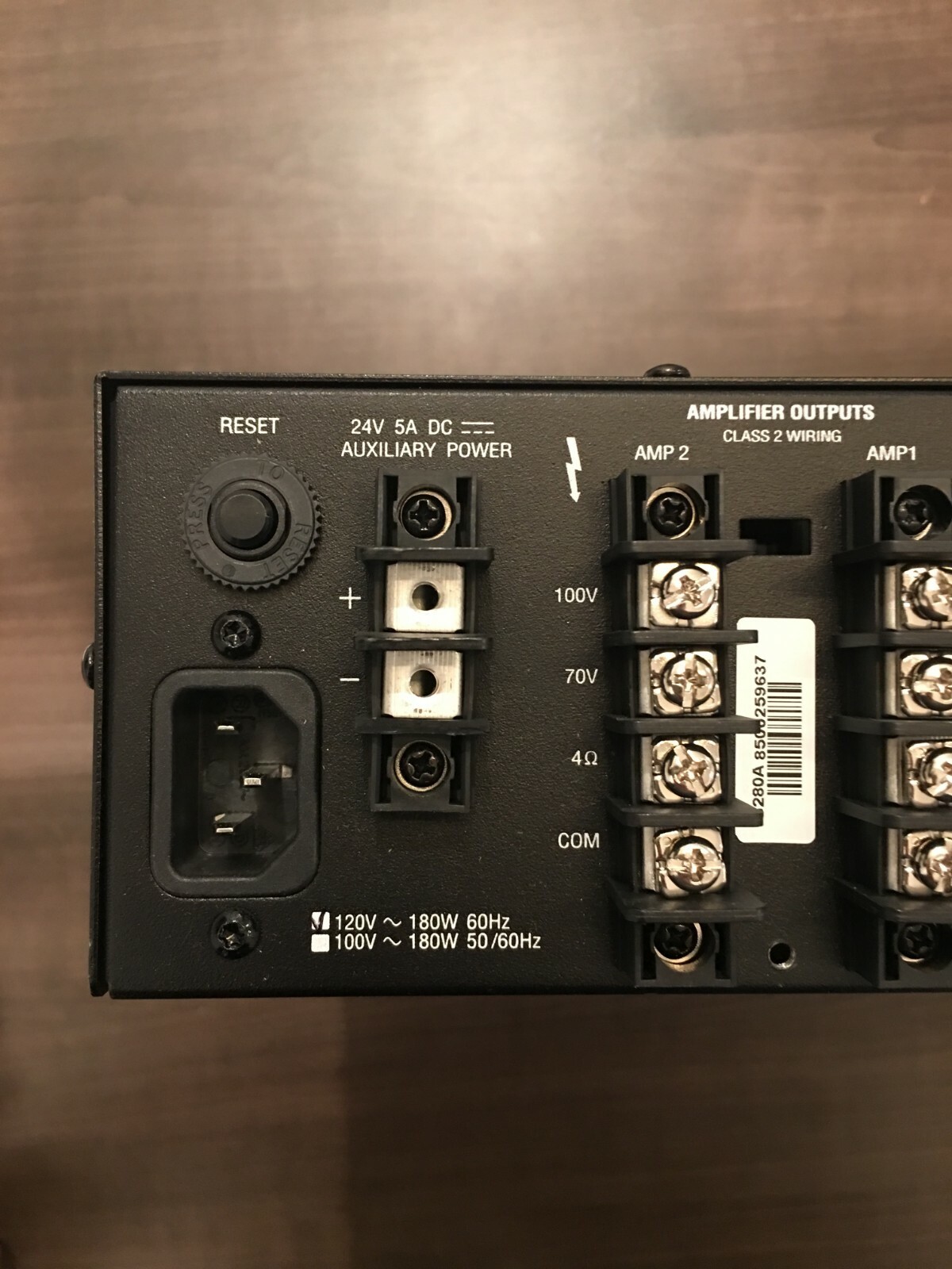 Crown 280A 2-Channel 80W Power Amplifier Rackmount Amp