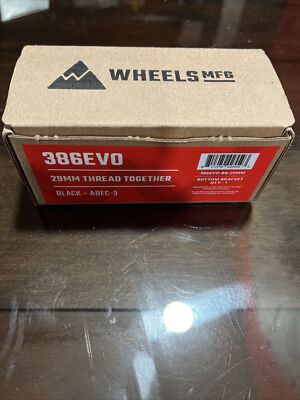 Wheels Manufacturing 386EVO Thread-Together Bottom Bracket - DUB Spindle, ABEC-3