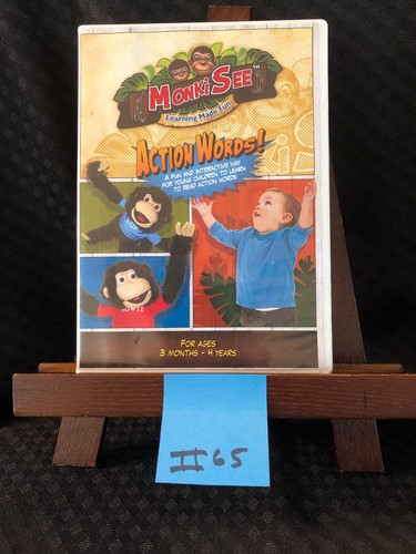 HOWIE & SKIP'S ~ MONKISEE: ACTION WORDS DVD! EXCELLENT! FREE