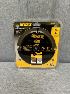 DeWALT 7 1/4 184mm 4T Fiber Cement/Laminate Flooring Diamond Saw Blade Free Ship