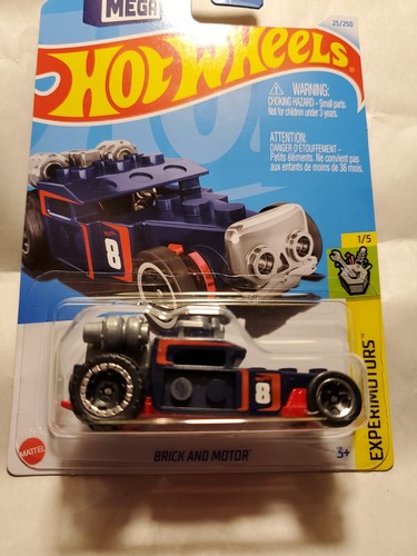 HOT WHEELS 2024 #025 BRICK AND MOTOR EXPERIMOTORS 1/5 BLUE