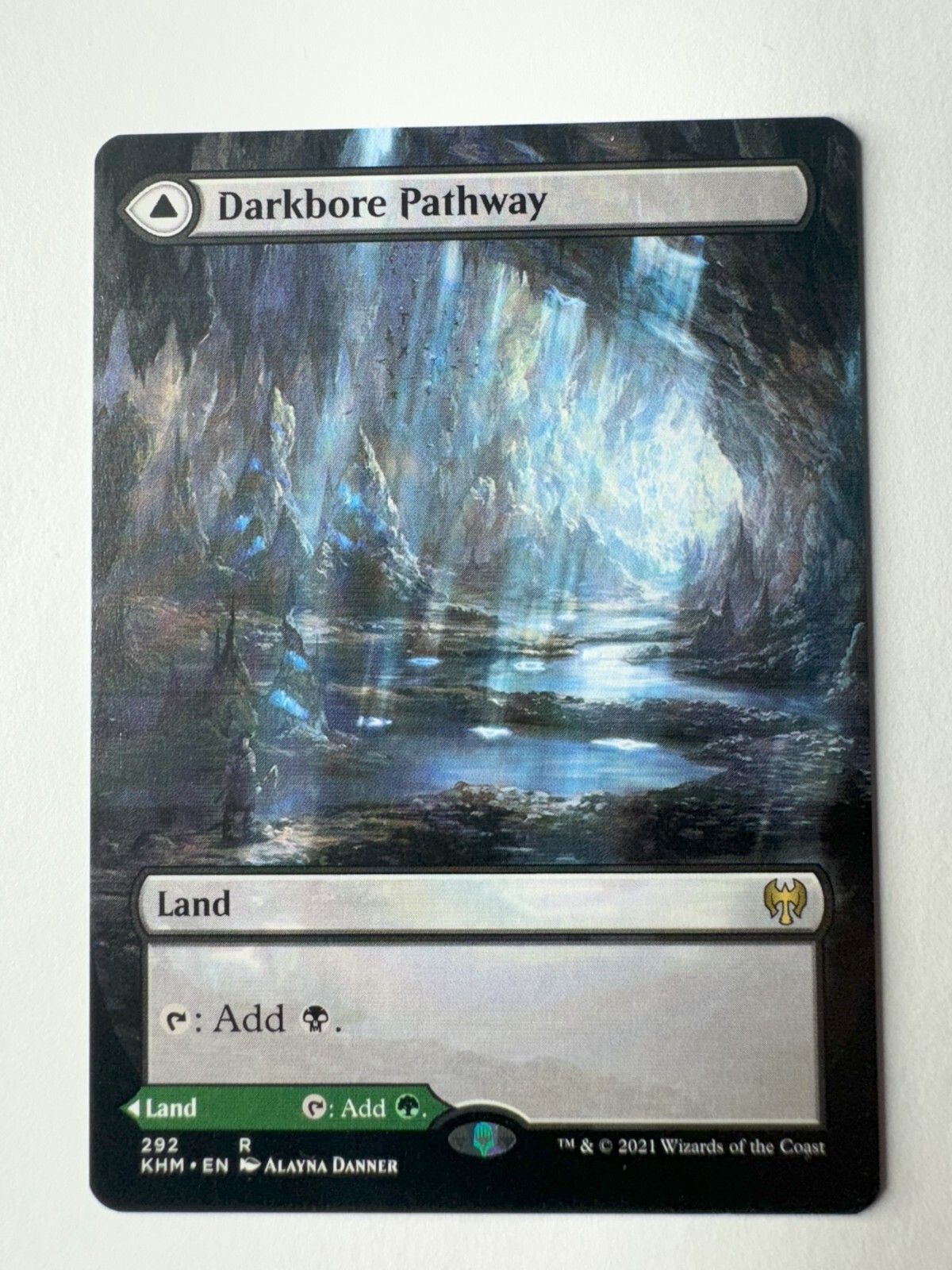 Darkbore Pathway // Slitherbore 1x FOIL KHM MTG Kaldheim Rare MINT land Darkbore Pathway // Slitherbore 1x FOIL KHM MTG Kaldheim Rare MINT land