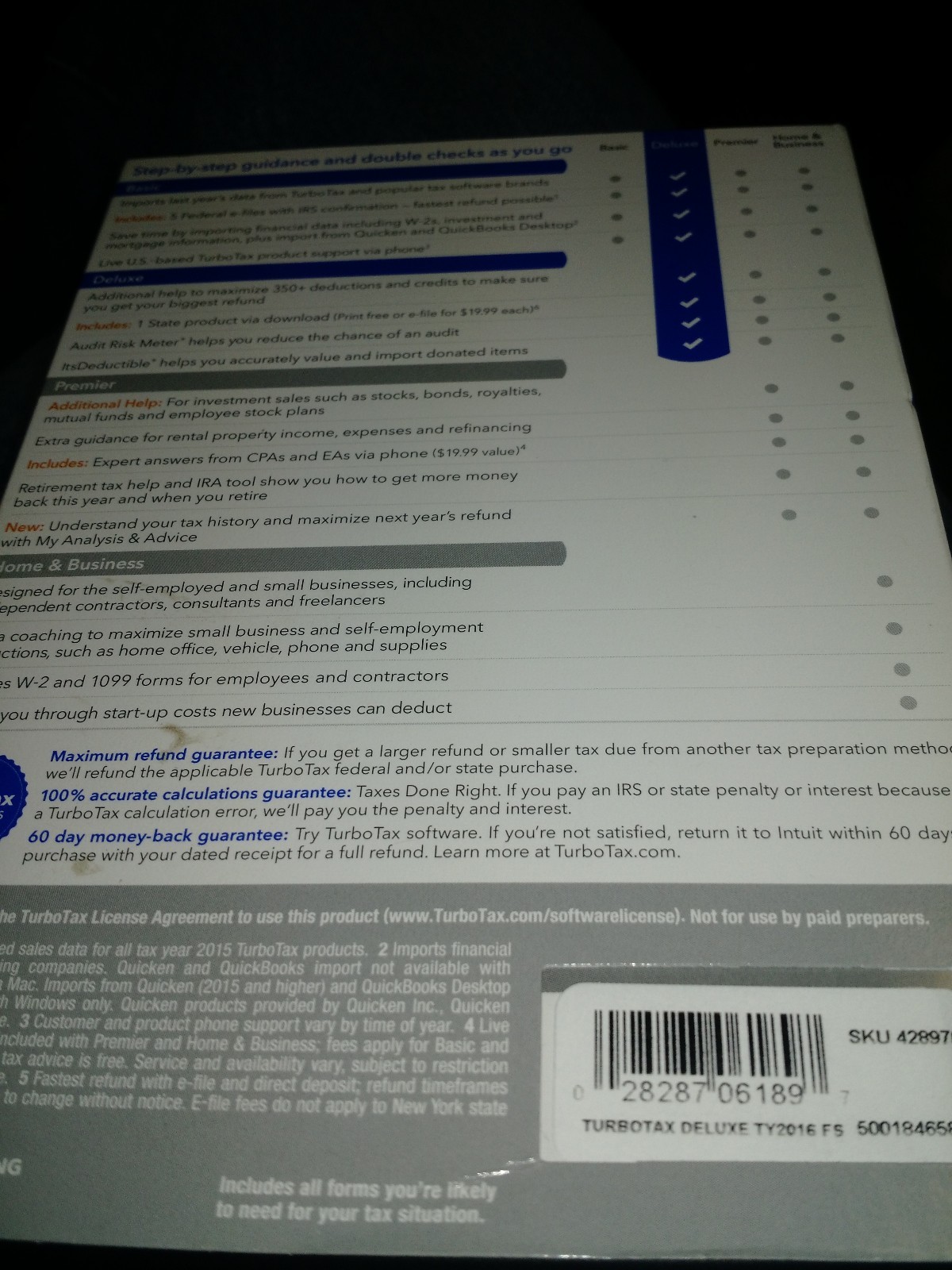Turbotax Deluxe For 2016 Year