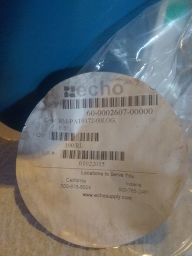 Echo Supply  # 60-0002607 Blue Powder Coating Discs 6.5