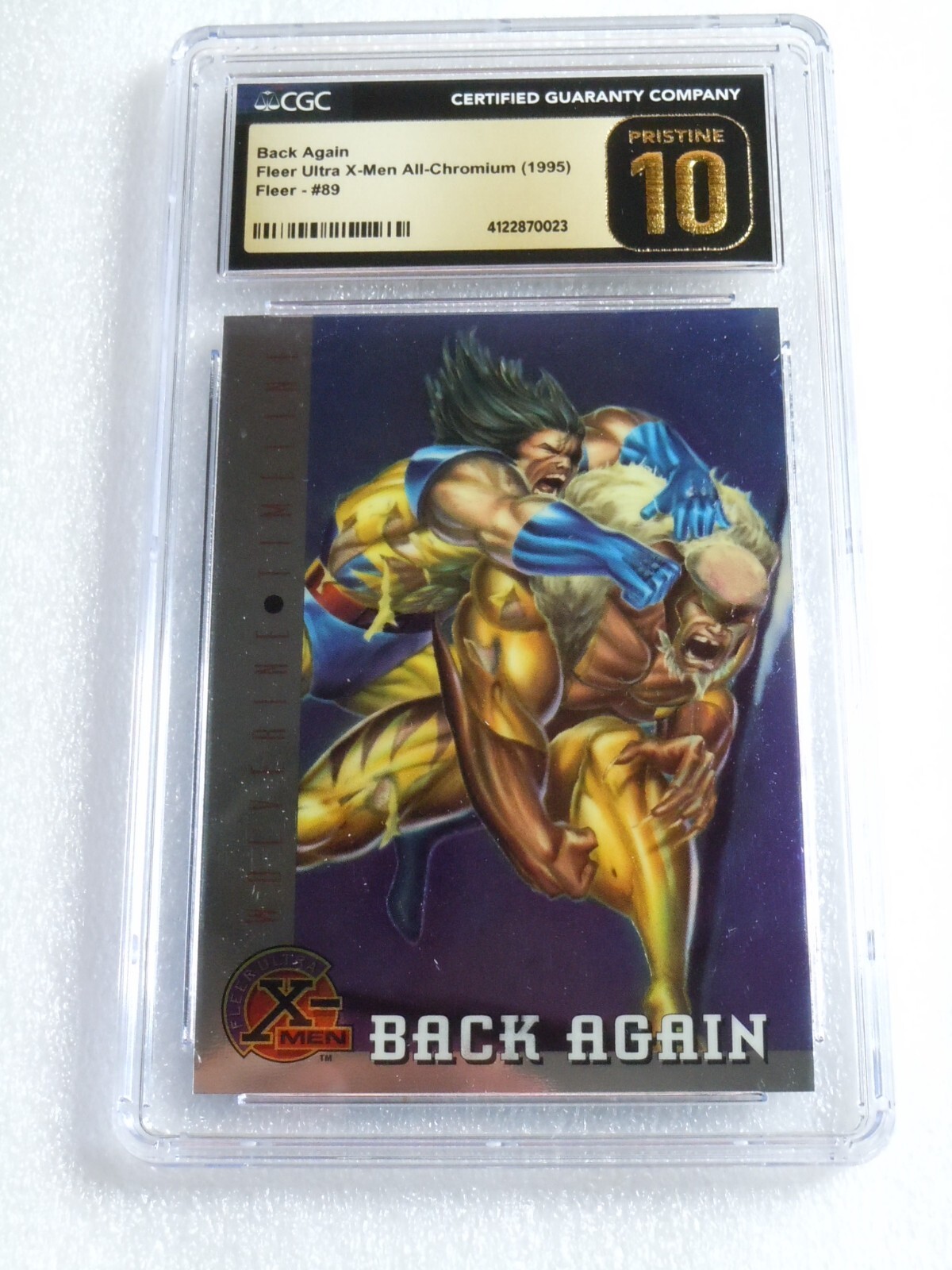 1995 Fleer Ultra All-Chromium X-Men #89 Back Again CGC 10