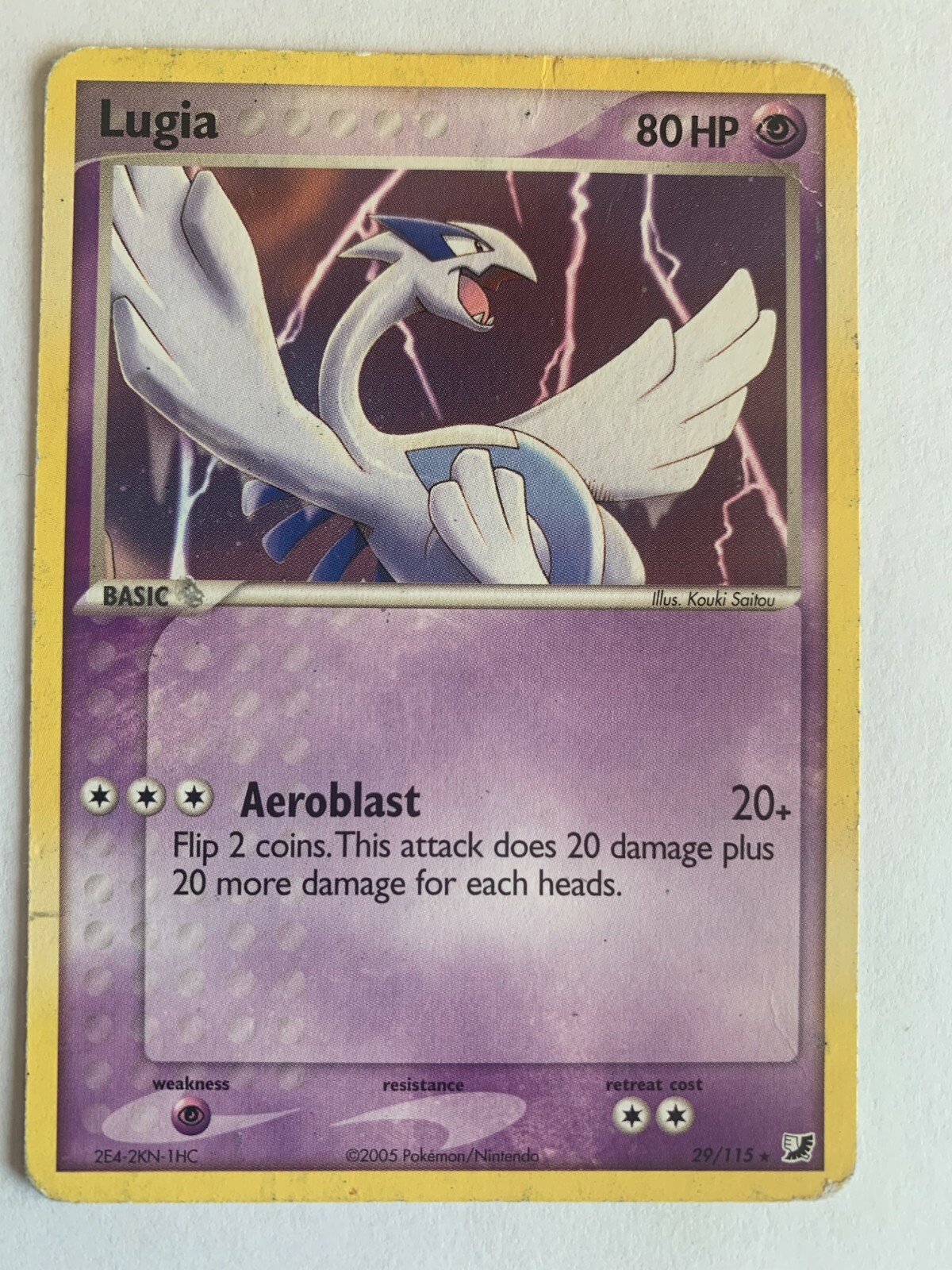 Pokemon Lugia 29/115 Unseen Forces HP | eBay