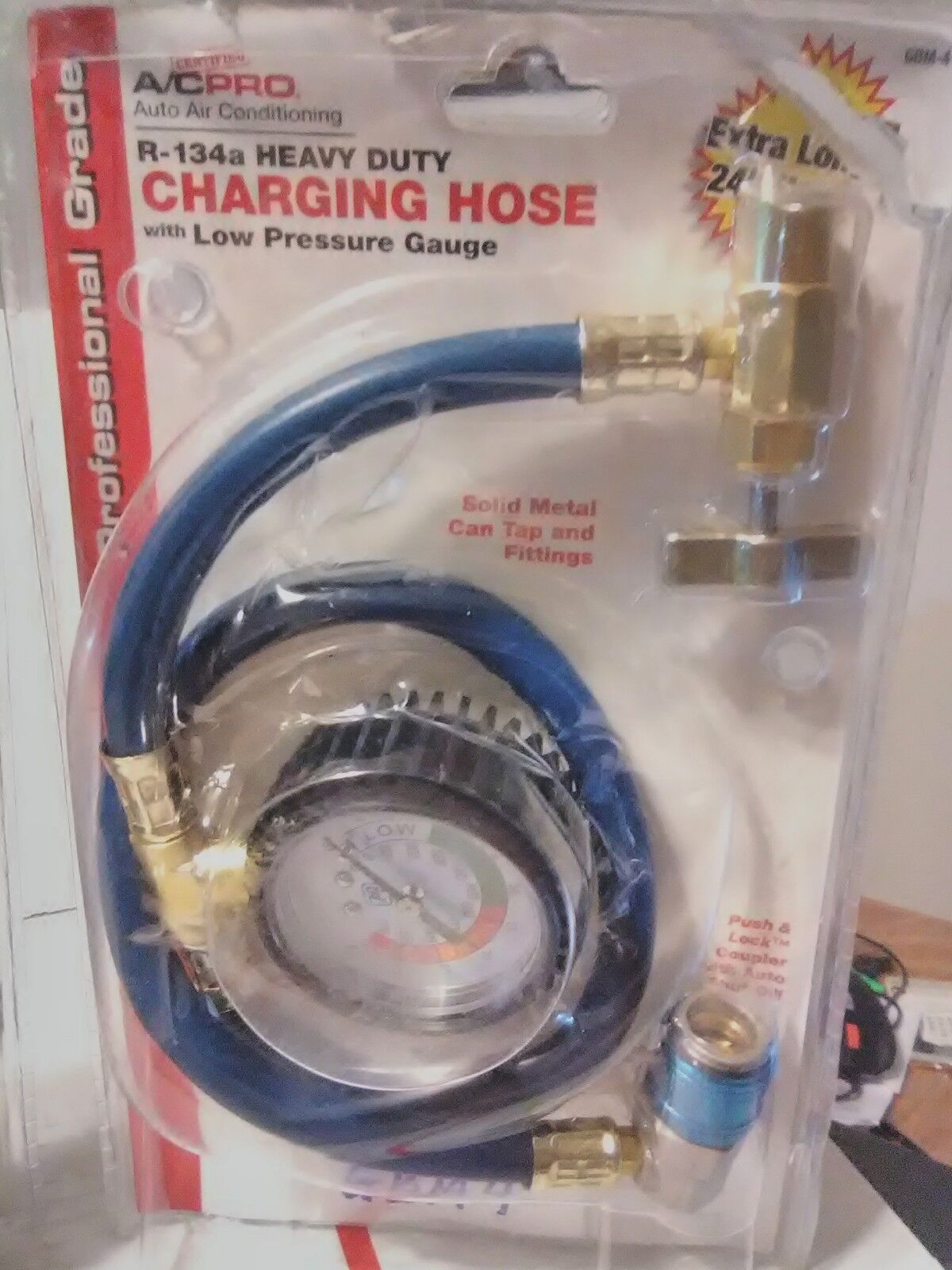 1*Car Refrigerant Charging Pipe Top Up Aircon Conditioning Recharge