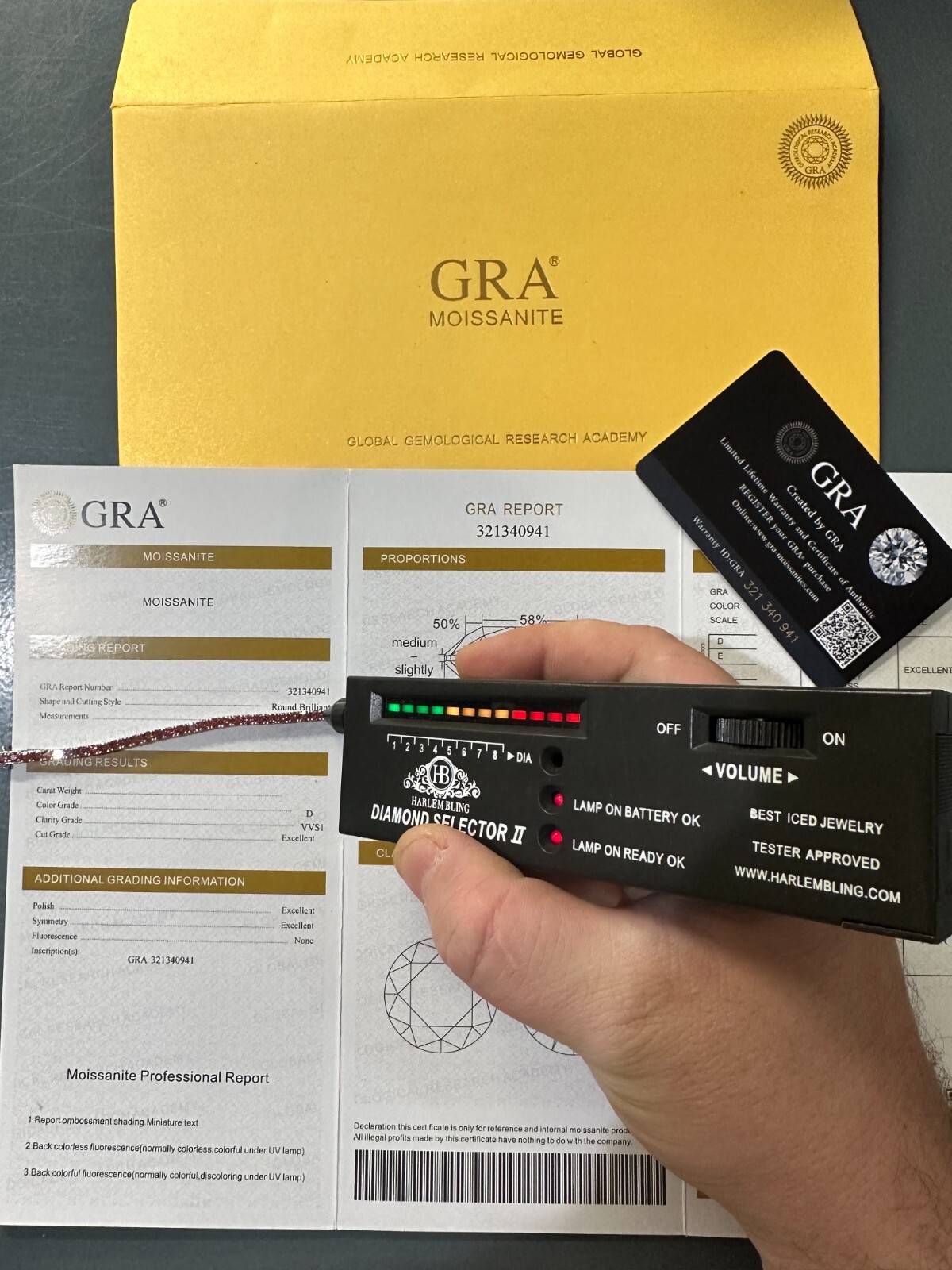 Pre-owned Silver Real Iced Pink Moissanite 3mm Tennis Bracelet 925  Pass Diamond Tester