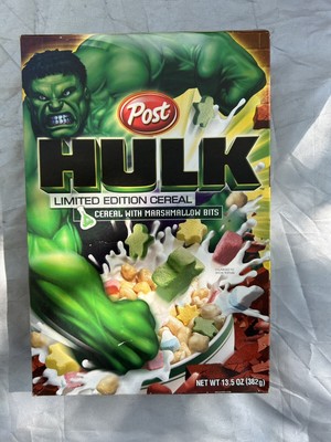 2003 Hulk Post Limited Edition Cereal Box Empty Marvel Character