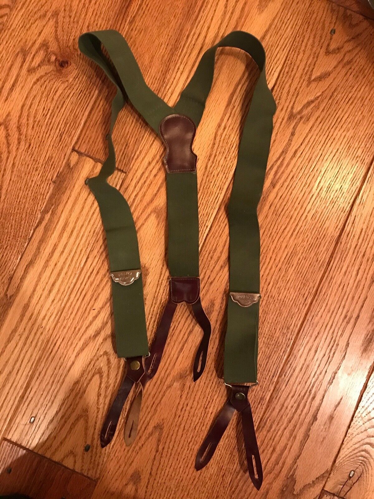 Vintage Police Brace Men's Suspenders - Braces with Brass Vintage Police Brace Men's Suspenders - Braces with Brass