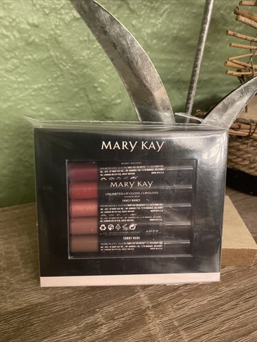 MARY KAY LIPGLOSS 5 MINI LIPPENSTIFTE UNLIMITED LIPGLOSS ROT 05/23