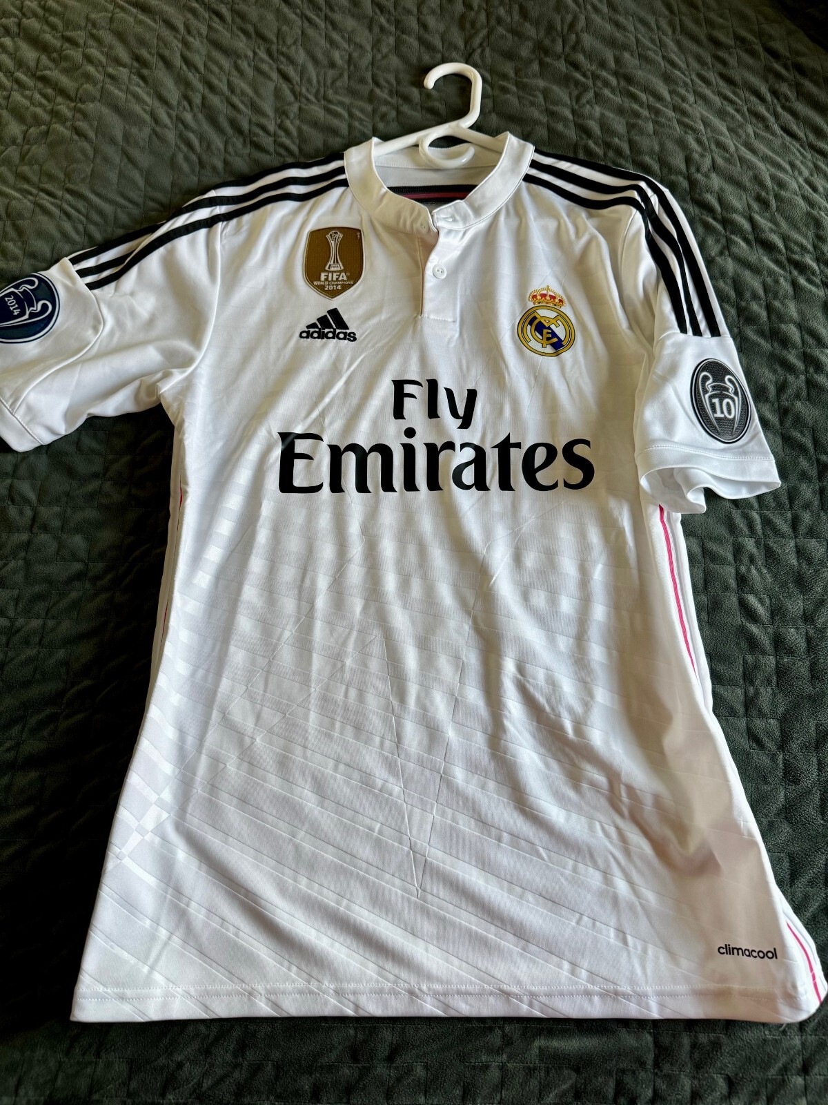 Real Madrid Cristiano Ronaldo Adidas Home Jersey UCL 2014