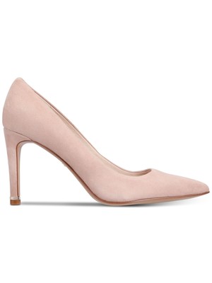 

KENNETH COLE Женские Бежевые Кожаные Туфли-лодочки Riley 85 Stiletto Slip On, Бежевый, KLU8037LE