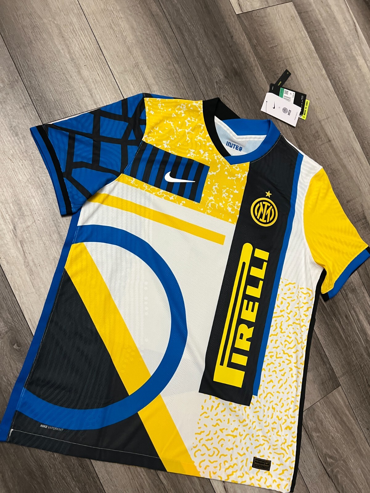 ウェア Nike Inter Soccer Uniform Nike Inter Milan 20/21 4th VaporKnit Authentic Jersey, White