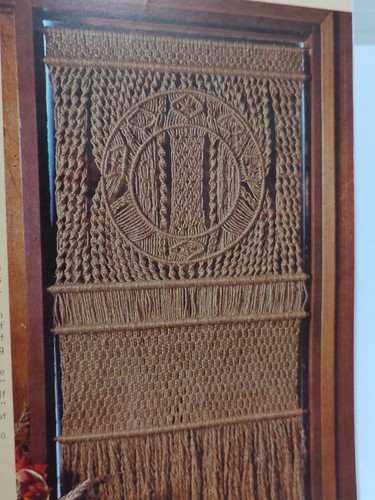 Wall Pot Hangers Jewelry Owl Mad about Macrame Hazel Pearson Handicrafts VTG 70s