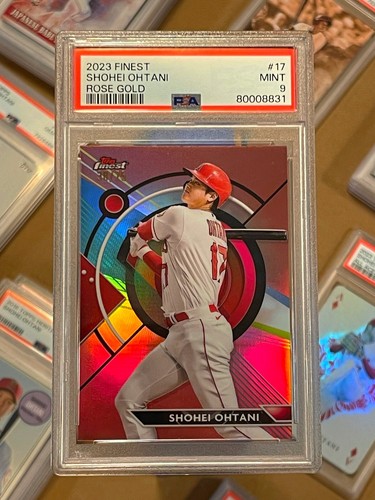 大谷翔平 Finest Shohei Ohtani REFRACTOR /175 Shohei Ohtani 2023 Finest Rose Gold Refractor #17 Los
