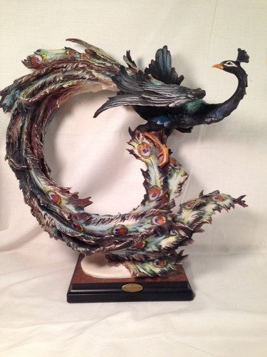 Giuseppe Armani PEACOCK 458S Limited Edition 3588/5000 w/ ORIGINAL BOX & COA