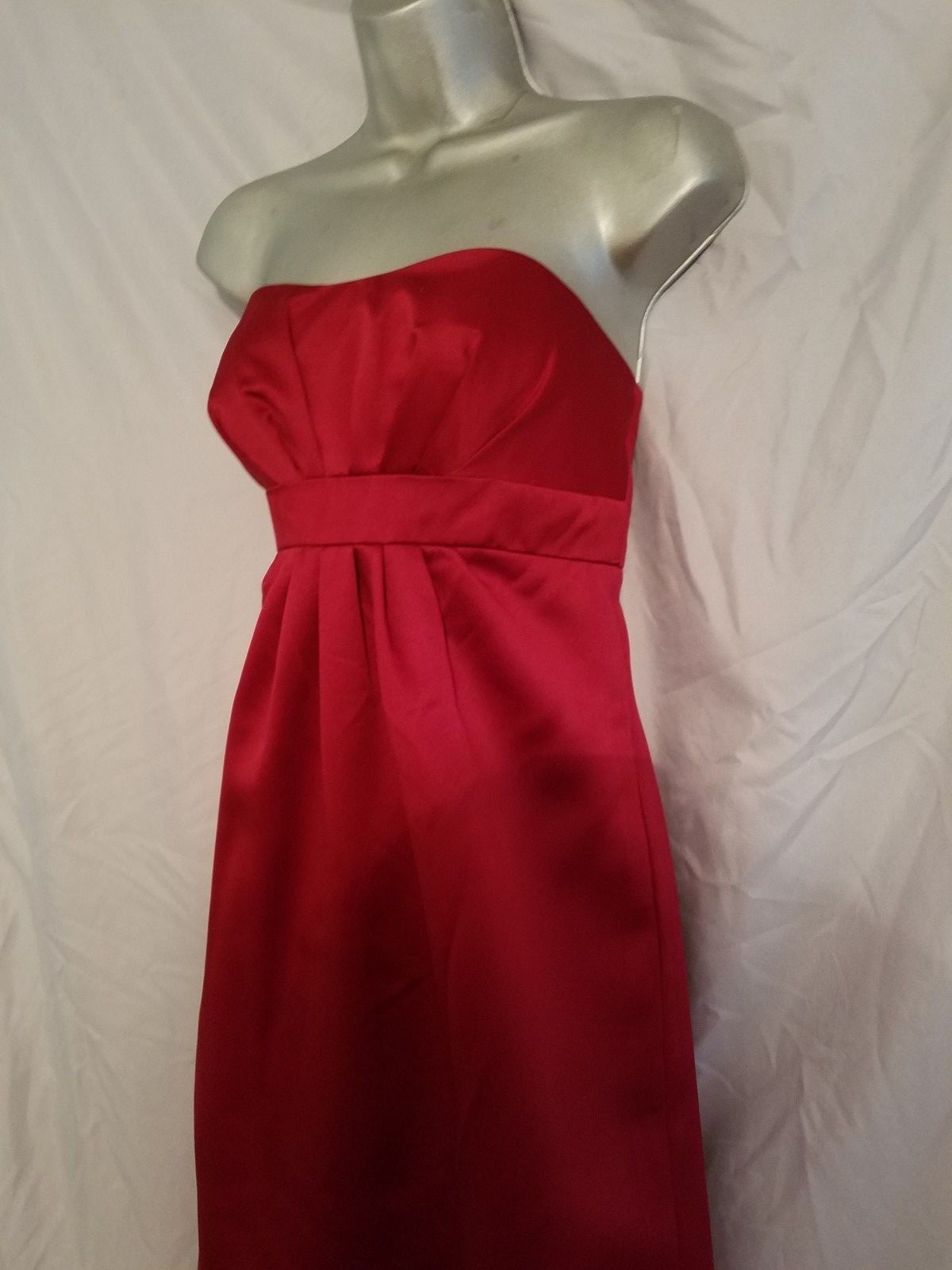 Alfred Angelo Garnet Red Dress Size 2 Knee Length