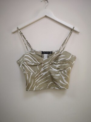 I Saw It First Printed Cami Strap Bralet