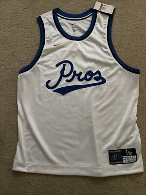 Nike Men Dri-Fit Lil Penny 1/2 Cent Basketball Jersey White DA5991 100 Size L