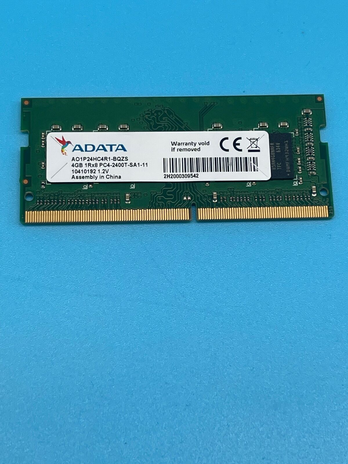 ADATA 4GB 1Rx8 Laptop Memory RAM PC4-2400T DDR4 SODIMM ADATA 4GB 1Rx8 Laptop Memory RAM PC4-2400T DDR4 SODIMM