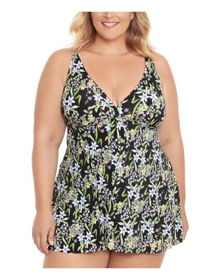 

SWIM SOLUTIONS Женский разноцветный купальник-танкини Prairie Dance, топ 20 Вт, Черный