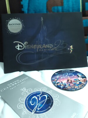 Rare Pack Disneyland Paris 25th birthday 12 avril 2017 T shirts Collector