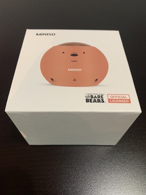 Miniso We Bare Bears Grizzly Bluetooth Wireless Speaker - BNIB