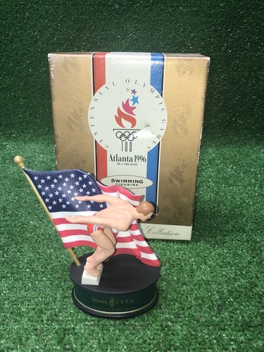 Vintage 1996 Atlanta Olympic Games Collectable Swimming Figurine Hallmark
