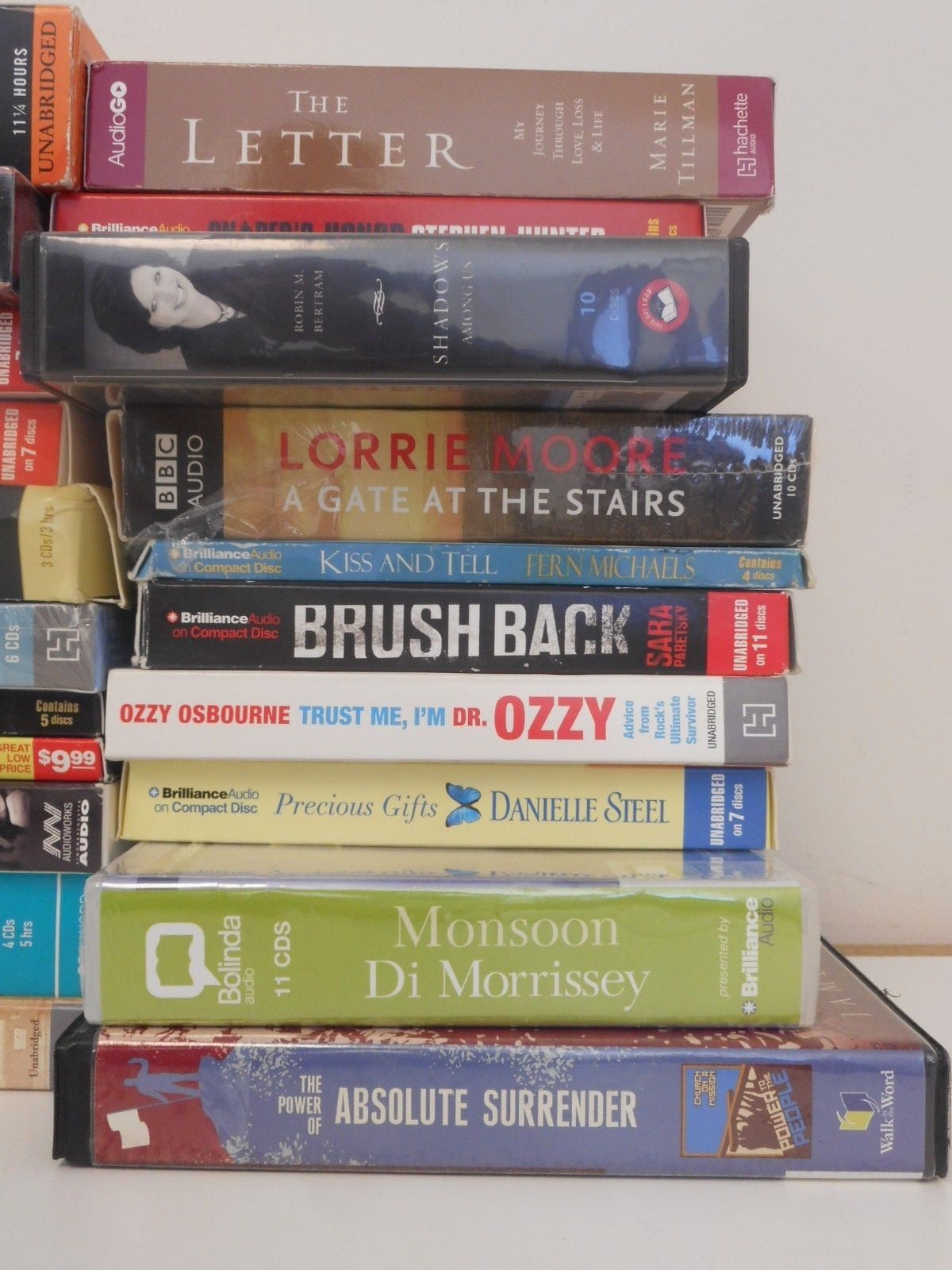 30 Used Audio Books Free Shipping --10681