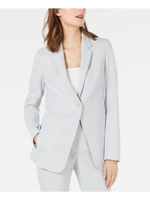 

Женский серый блейзер на одной пуговице ELIE TAHARI Heather Размер, E405K109