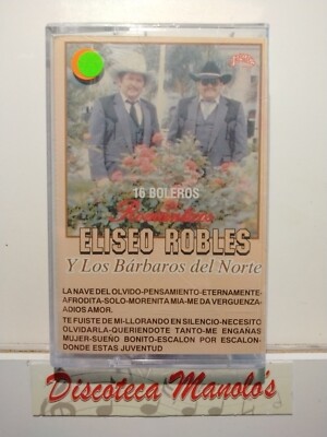ELISEO ROBLES - 16 BOLEROS ROMANTICOS - CASSETTE 