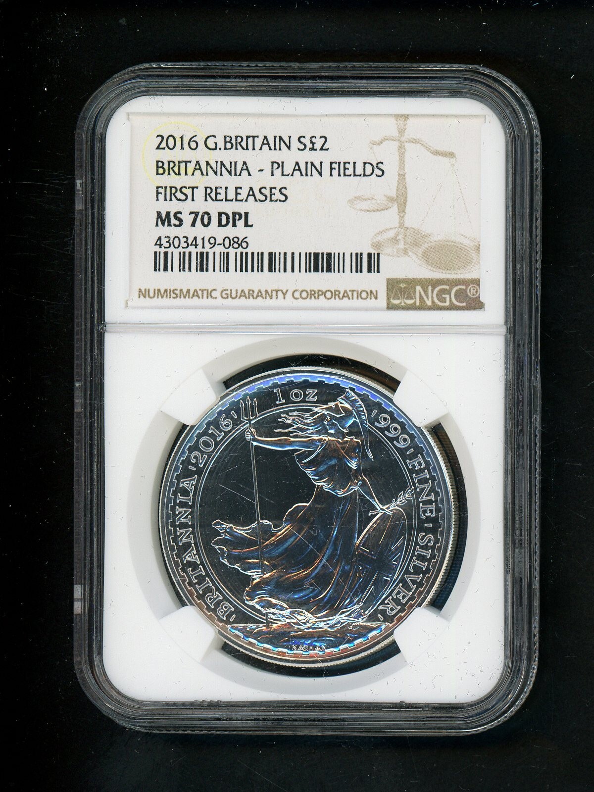 2016年 イーグル銀貨 NGC MS70  No.727 2016年 イーグル銀貨 NGC MS70 No.727