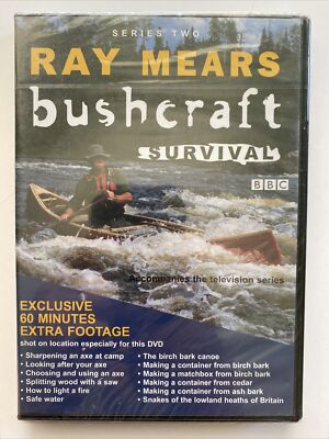DVD - RAY MEARS BUSHCRAFT SURVIVAL Series Two   Region Free - BRAND NEW & SEALED