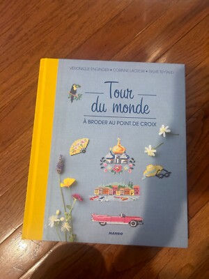 Tour du monde à broder au point de croix French Cross Stitch Book point de croix