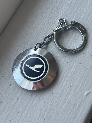 Lufthansa Airlines Metal Key Ring with Logo USED Bin#EP