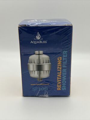 Aqua Bliss Revitalizing Shower Filter SF100 New Sealed