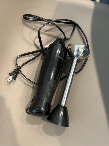 Kitchen Smith Immersion Blender Black PUREE BLEND MIX