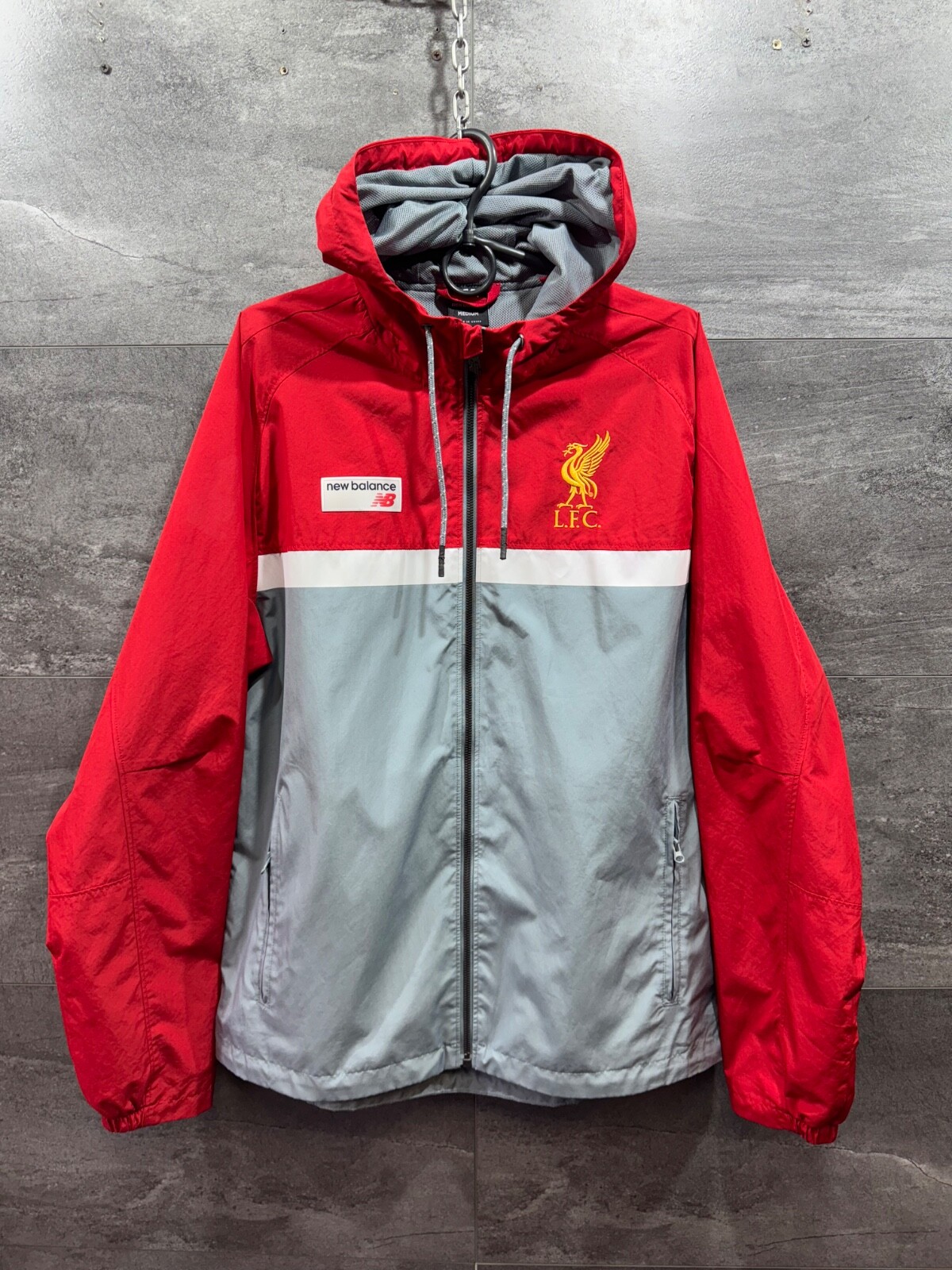 リバプール(リヴァプール) ジャケット new balance Liverpool New Balance Windbreaker Mens Jacket Size M | eBay