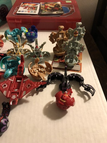 Huge Lot Of 31 Bakugan Brawlers With Tin And Case