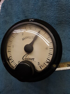 Cramer Commercial grade timer, 0-5 minutes, 25 AMP. Switch capacity!  