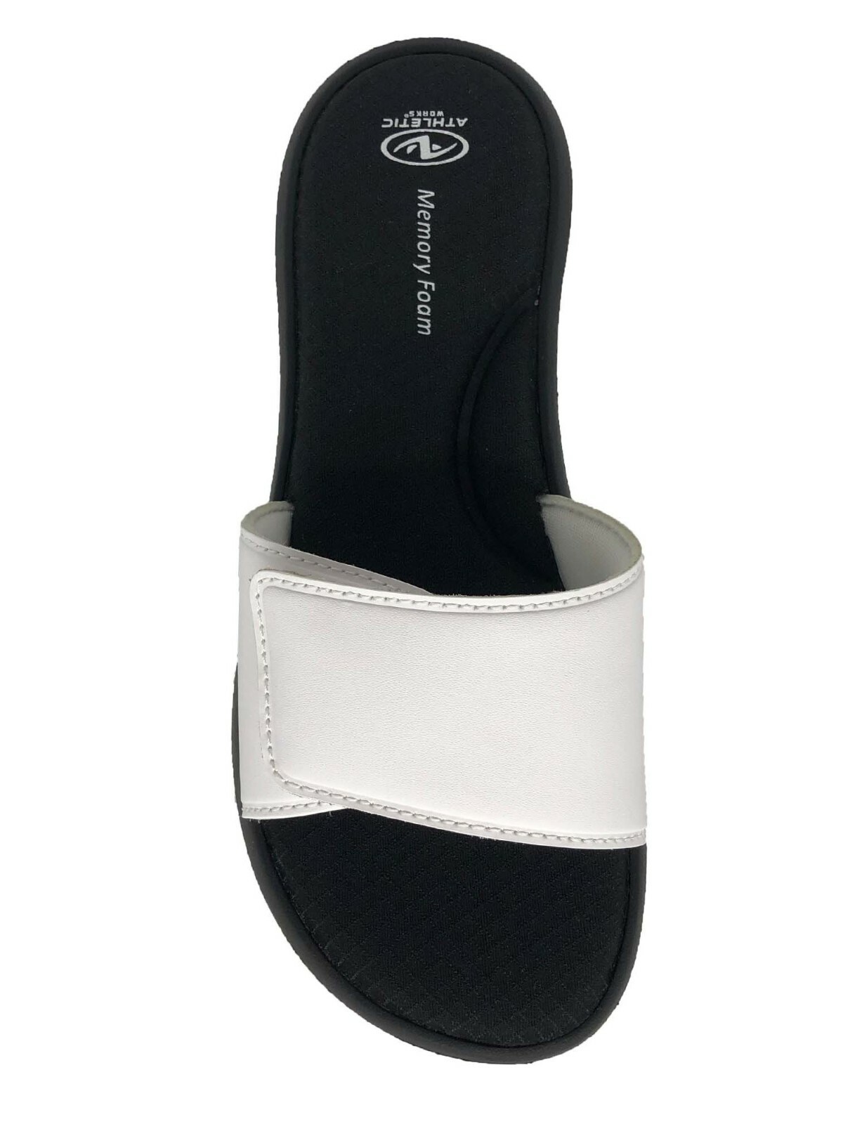 athletic works memory foam slides