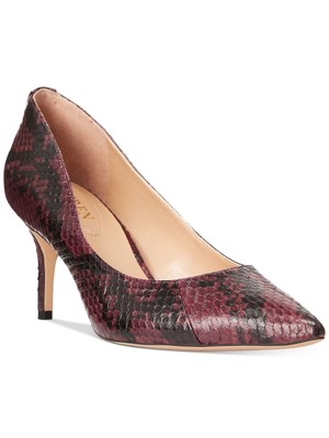 

Женские кожаные туфли-лодочки LAUREN RALPH LAUREN Purple Snake Lanette Stiletto, Фиолетовый, 802783400001