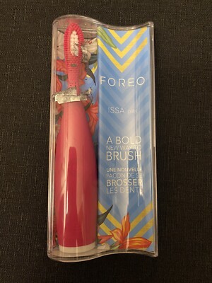 FOREO ISSA play Silicone Electric Toothbrush, Wild Strawberry Pink 