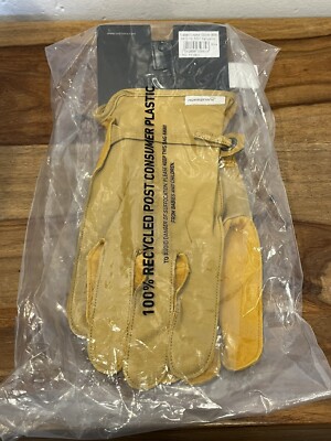 NEW Norrona Svalbard Leather Gloves Kangaroo Large Tan