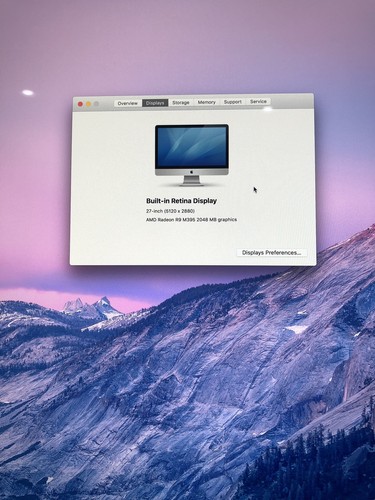 27 Inch iMac 5K Retina Display