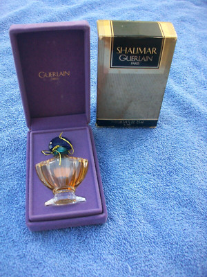 ''Shalimar Guerlain Paris 1/4 Oz. Perfume''  New & Sealed In Box.